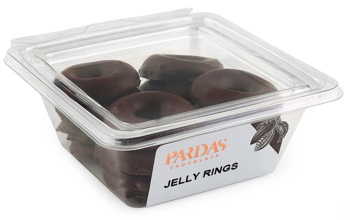 Chocolate Jelly Rings. 5 oz.