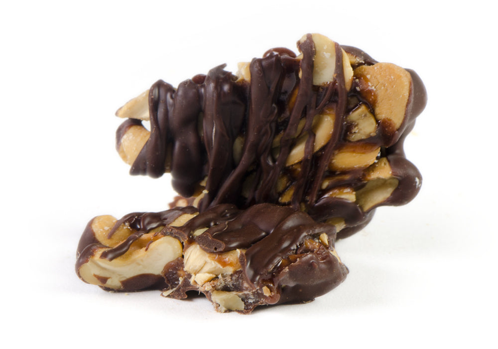 Chocolate Covered cashew with caramel 